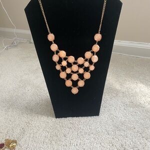 Elegant Peach Necklace